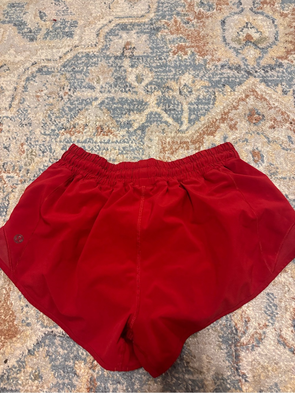 lululemon athletica Women’s Scarlet Red Athletic Shorts - Picture 2 of 3